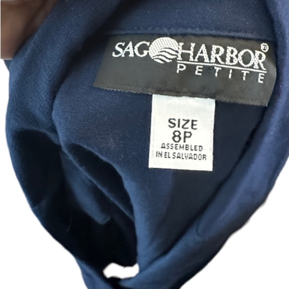 Vintage Sag‎ Harbor Petite Navy Blazer - Picture 5 of 6